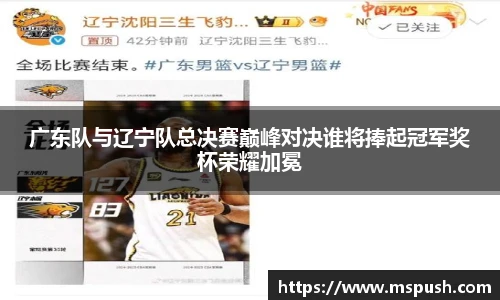 广东队与辽宁队总决赛巅峰对决谁将捧起冠军奖杯荣耀加冕